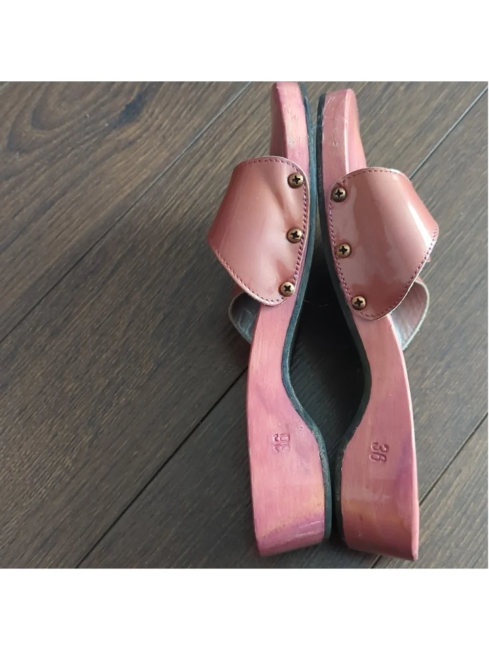 CHANEL Vintage Interlocking CC Logo Clogs